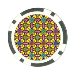 Background Image Geometric Poker Chip Card Guard by Pakrebo