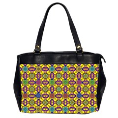 Background Image Geometric Oversize Office Handbag (2 Sides) by Pakrebo