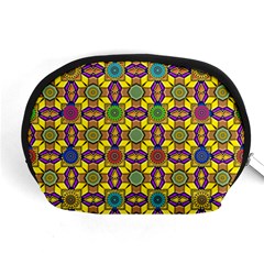 Background Image Geometric Accessory Pouch (medium) by Pakrebo