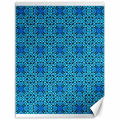 Background Image Tile Pattern Blue Canvas 12  X 16  by Pakrebo