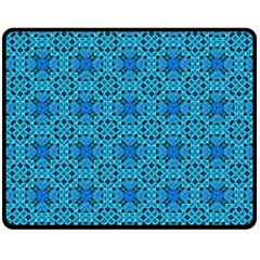 Background Image Tile Pattern Blue Fleece Blanket (medium) 