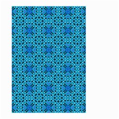 Background Image Tile Pattern Blue Small Garden Flag (two Sides) by Pakrebo