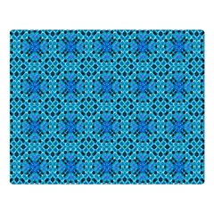 Background Image Tile Pattern Blue Double Sided Flano Blanket (large)  by Pakrebo