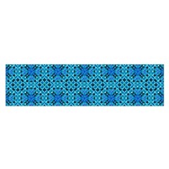 Background Image Tile Pattern Blue Satin Scarf (oblong) by Pakrebo