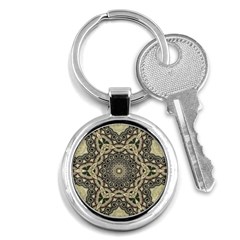 Surreal Design Graphic Pattern Key Chains (round)  by Pakrebo