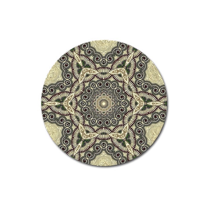 Surreal Design Graphic Pattern Magnet 3  (Round)