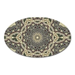 Surreal Design Graphic Pattern Oval Magnet by Pakrebo