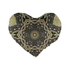 Surreal Design Graphic Pattern Standard 16  Premium Heart Shape Cushions by Pakrebo