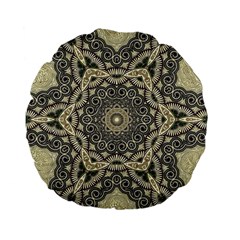 Surreal Design Graphic Pattern Standard 15  Premium Flano Round Cushions by Pakrebo