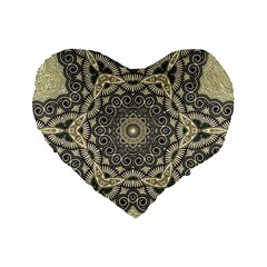 Surreal Design Graphic Pattern Standard 16  Premium Flano Heart Shape Cushions by Pakrebo