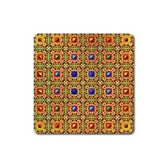 Background Image Tile Pattern Square Magnet by Pakrebo