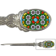 Mandala Background Colorful Pattern Letter Opener