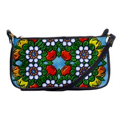 Mandala Background Colorful Pattern Shoulder Clutch Bag by Pakrebo