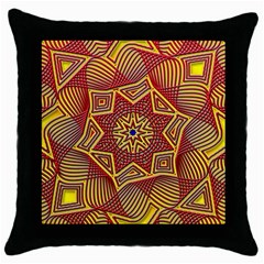 Tile Background Pattern Backgrounds Throw Pillow Case (Black)