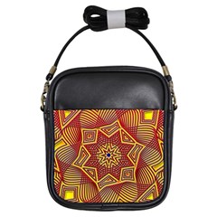 Tile Background Pattern Backgrounds Girls Sling Bag