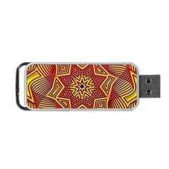 Tile Background Pattern Backgrounds Portable USB Flash (Two Sides)