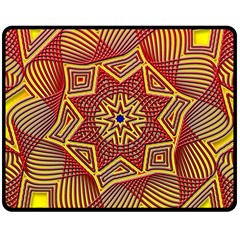 Tile Background Pattern Backgrounds Double Sided Fleece Blanket (Medium) 