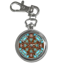 Fractal Background Colorful Graphic Key Chain Watches by Pakrebo