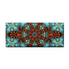 Fractal Background Colorful Graphic Hand Towel by Pakrebo