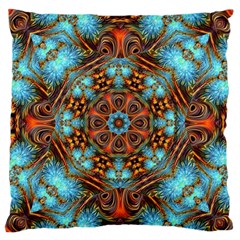 Fractal Background Colorful Graphic Standard Flano Cushion Case (two Sides) by Pakrebo