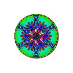 Fractal Art Pictures Digital Art Magnet 3  (round) by Pakrebo