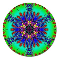 Fractal Art Pictures Digital Art Magnet 5  (round) by Pakrebo