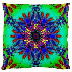 Fractal Art Pictures Digital Art Large Cushion Case (one Side) by Pakrebo