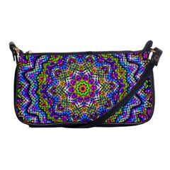 Farbenpracht Kaleidoscope Shoulder Clutch Bag by Pakrebo