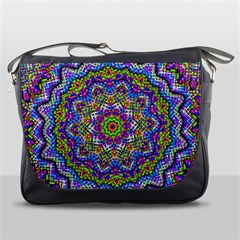 Farbenpracht Kaleidoscope Messenger Bag by Pakrebo