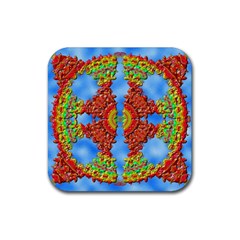 Pictures Digital Art Abstract Rubber Coaster (square)  by Pakrebo