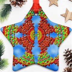 Pictures Digital Art Abstract Star Ornament (two Sides) by Pakrebo