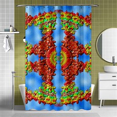 Pictures Digital Art Abstract Shower Curtain 48  X 72  (small)  by Pakrebo