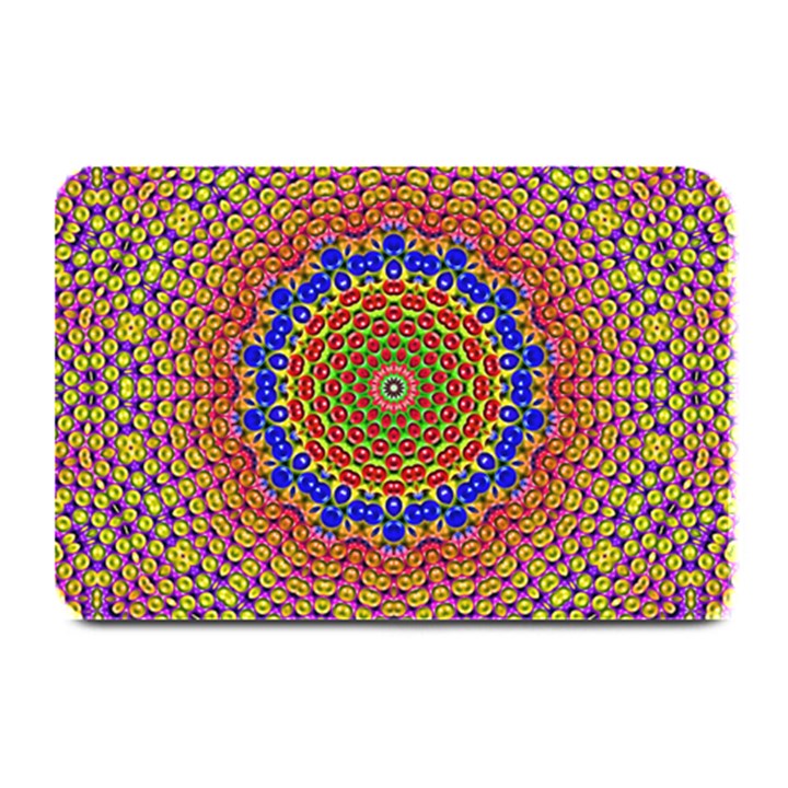 Tile Background Image Ornament Plate Mats