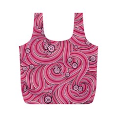 Pattern Doodle Design Drawing Full Print Recycle Bag (m) by Pakrebo