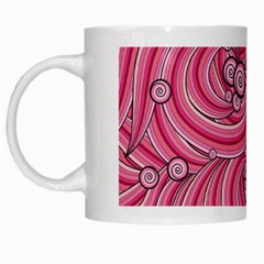 Pattern Doodle Design Drawing White Mugs by Pakrebo