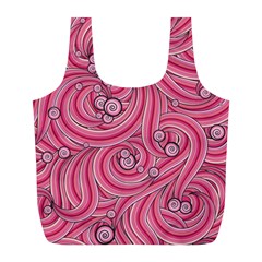 Pattern Doodle Design Drawing Full Print Recycle Bag (l) by Pakrebo