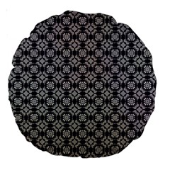 Ornaments  Kaleidoscope Pattern Large 18  Premium Round Cushions by Pakrebo