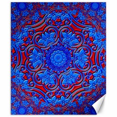 Background Fractals Surreal Design Art Canvas 20  X 24  by Pakrebo