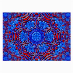 Background Fractals Surreal Design Art Large Glasses Cloth by Pakrebo