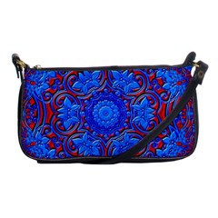 Background Fractals Surreal Design Art Shoulder Clutch Bag by Pakrebo