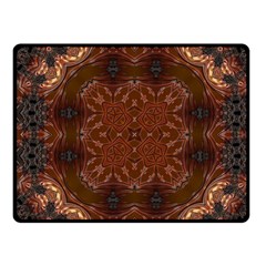 Background Image Structure Brown Black Fleece Blanket (small) by Pakrebo