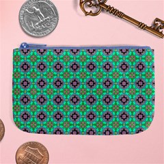 Background Image Structure Large Coin Purse