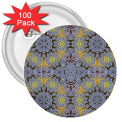 Background Image Decorative Abstract 3  Buttons (100 Pack)  by Pakrebo