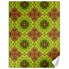 Tile Background Image Pattern Green Canvas 18  X 24  by Pakrebo