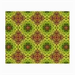 Tile Background Image Pattern Green Small Glasses Cloth (2-side) by Pakrebo