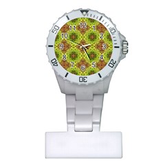 Tile Background Image Pattern Green Plastic Nurses Watch