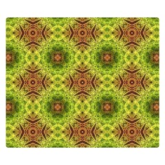 Tile Background Image Pattern Green Double Sided Flano Blanket (small)  by Pakrebo