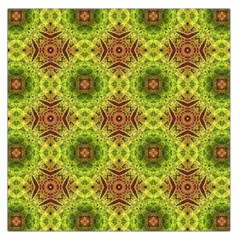 Tile Background Image Pattern Green Large Satin Scarf (square) by Pakrebo