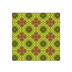 Tile Background Image Pattern Green Satin Bandana Scarf by Pakrebo