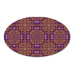 Background Image Decorative Oval Magnet Front